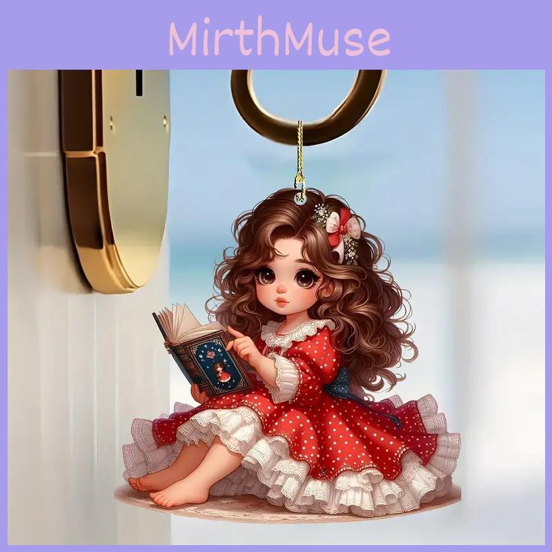 Charming New 2d Acrylic Car Hanging Decoration For Stylish Vehicle Interiors