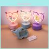 Cute Diy Bunny Ears Cartoon Led Night Light Toy For Kids Creative And Romantic Birthday Gift