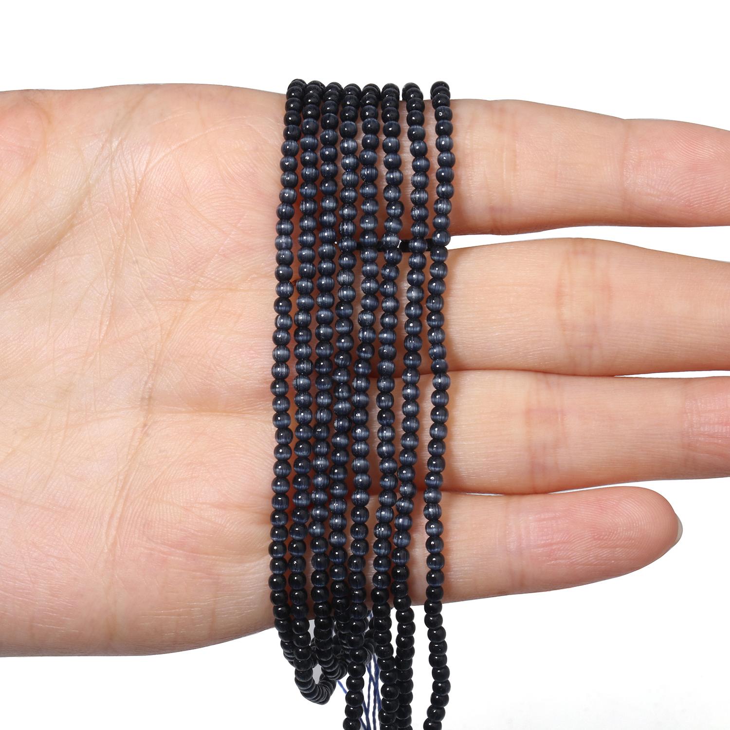 

2 мм разноцветные бусины из кошачьего глаза, маленькие бусины своими руками, разделительные бусины для изготовления ювелирных изделий, браслеты своими руками, бусины на талию, аксессуары ink blue