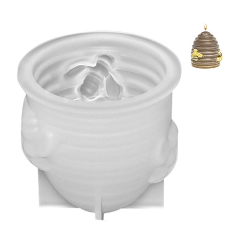 Honeycomb Shapes Candle Silicone Mold for Handmade Desktop Decor Gypsum Resin