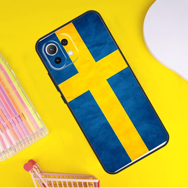 

Sweden Flag Cover For Xiaomi 14 Ultra 13 11T 12T 13T 14T Pro POCO X7 X6 Pro X3 X5 F3 F5 M6 F6 Pro Case POCO F6 Pro