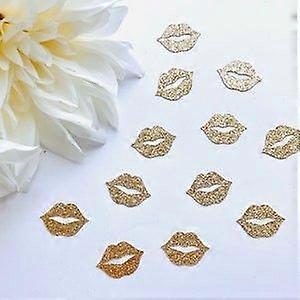 Bachelorette party decoration confetti bridesmaid party decoration 100pcs gold cong scattered pieces shiny wedding 1