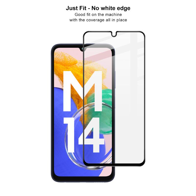For Samsung Galaxy M14 4G Glass IMAK Full Coverage Tempered Glass Film Pro+ Series