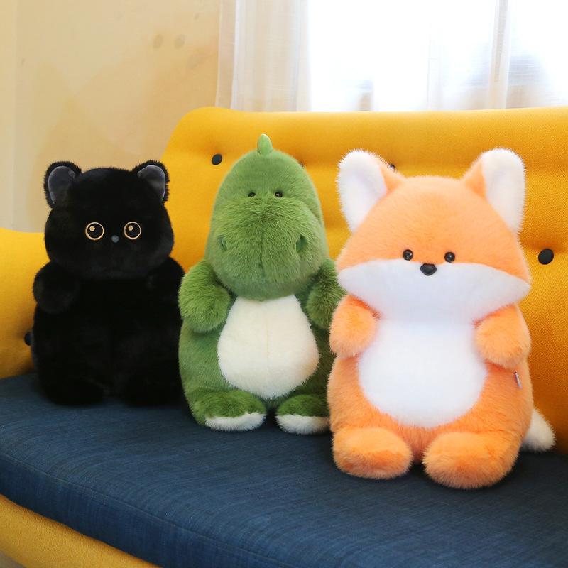 Bobo Wadun Animal Fox Dinosaur Doll Plush Toy Puppy Doll Pillow Ragdoll Children's Gift