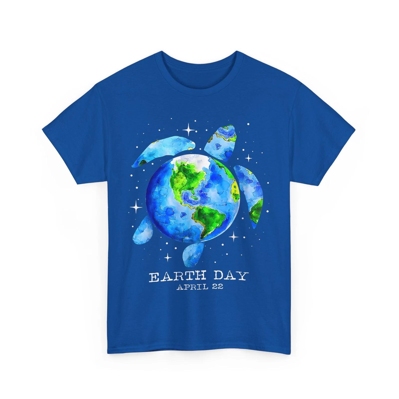 Earth Day 2025 Restore Earth Sea Turtle Art Save the Planet T shirt 3XL