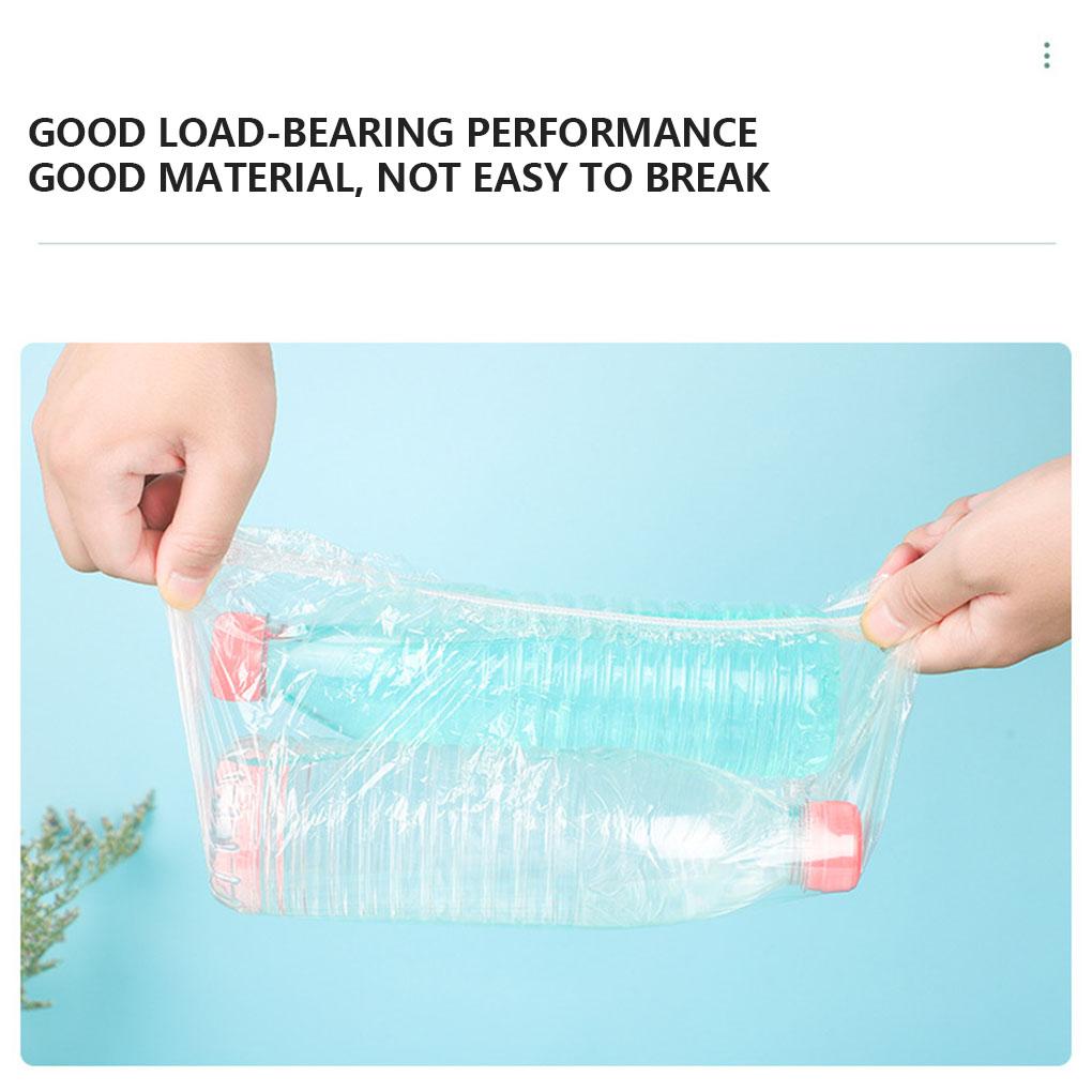 100X Food Cover Plastic Wrap Fresh Lids Reusable Washable Convenient Household Accessories Bowl Bottle Kitchen Gadget