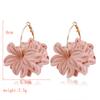 1pair Women Fashion Elegant 3D Flower Design Earring All-match Delicate Ear Studs