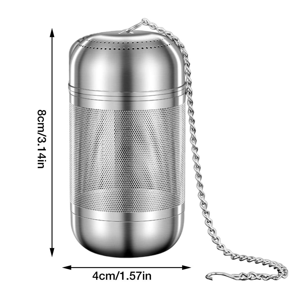 Tea Infuser Stainless Steel Mesh Filter Tea Infuser Teapot Tray Tea Strainer Herbal Filter Kitchen Teaware Accessories