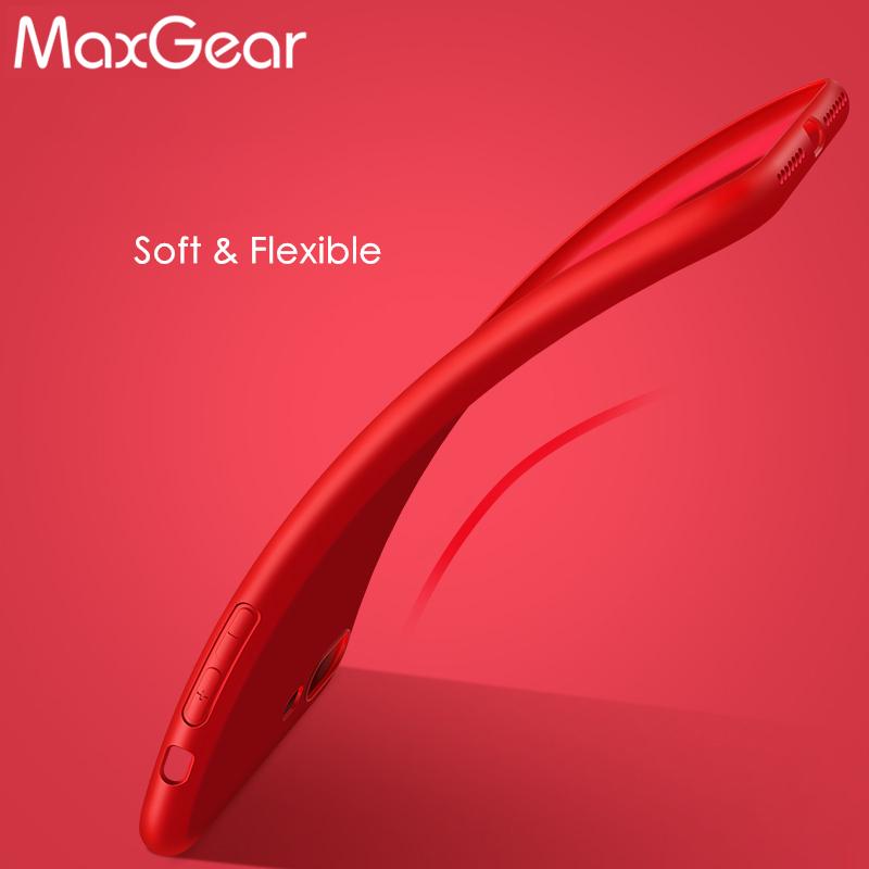 Silicone Matte Ultra-thin Tpu Soft Case For iPhone 6 6S 7 7Plus 7 8 Plus X Protective Cover Matte Hand Feeling Black Red