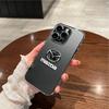 New Fashion Car Logo Transparent Phone Case For IPhone 11 12 13 14 Pro Max XR X XS SE 7 8 Plus For Mazda MX-5 Miata