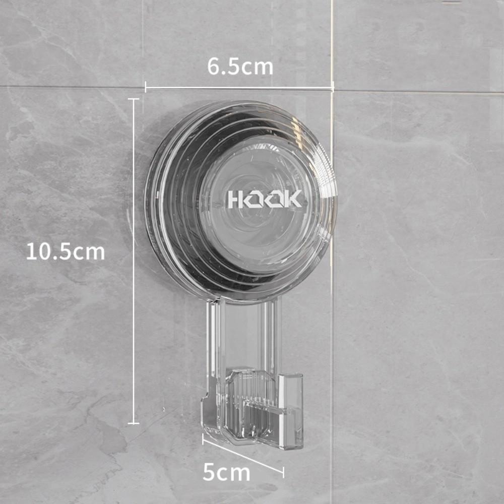 New Traceless Suction Cup Hooks No Drill Strong Vacuum Towel Hook Heavy Duty Wall Mount Keys Clothes Bag Hanger Bathroom Kitchen