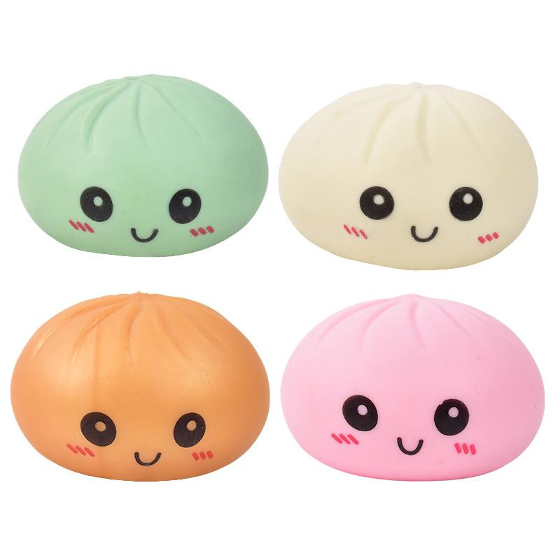 Simulated Char Siu Bao Squishy Toy Slow Rising Fake Food Stress Relief Emotional Plush Baozi