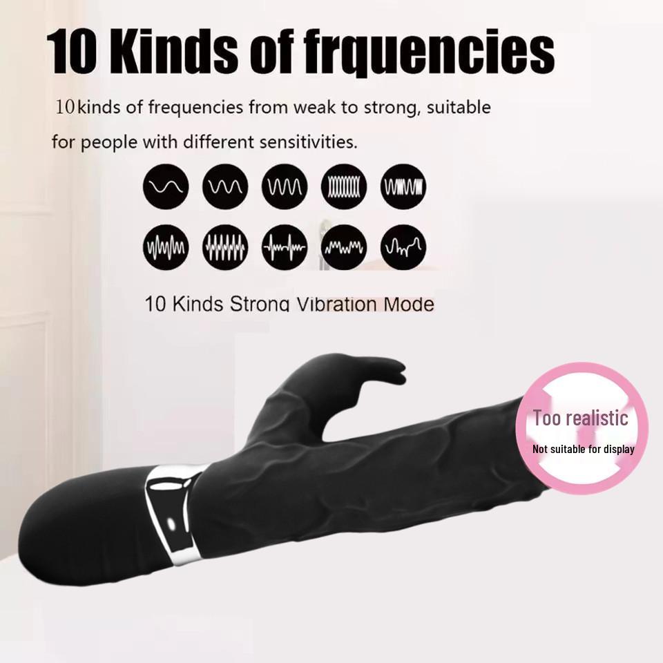 Silikon Hasenvibrator - Weiblicher Massage Masturbator