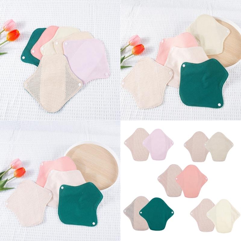 Reusable Washable Cloth Menstrual Pads/Panty Liners Super-Absorbent,Soft Comfortable Sanitary Pad for Womens Girls