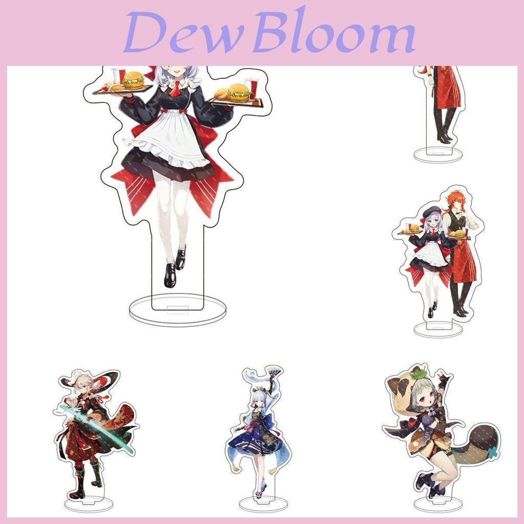 Genshin Impact Acrylic Stand Desktop Decor Featuring Kazuha Venti Klee Hutao Ganyu Paimon For Anime Fans