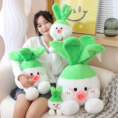 Cute Fun Cute Little Party Vegetable Pillow Doll Children Sleep Plush Toys Cute Radish Plush Toys Children's Birthday Gift