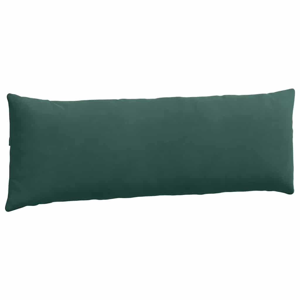 Sofa Cushions 2 Pieces Dark Green 120 X 40 Cm Cord Fabric