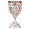 New Creative Vintage Wine Glass European Style Classic Metal Goblet Drinkware White Wine Cup Family Friend Neighbor Gift
