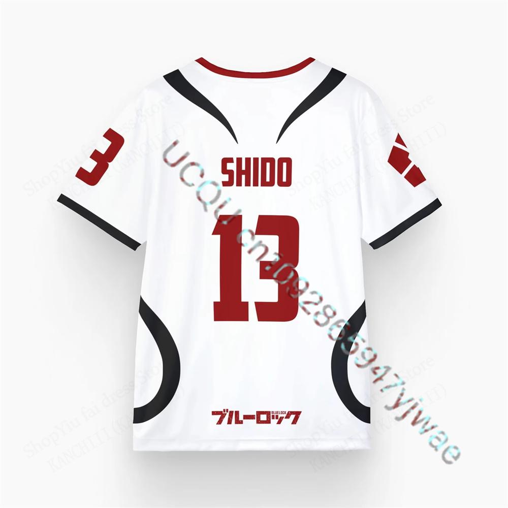 3D Print Sport Moisture-Wicking Breathable Men T-Shirt Japan Anime Itoshi Sae Football Jersey Training Tee Adult T-shirt