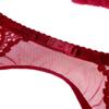 Adjustable Straps Suspender Belt Bow Garters for Stockings Romantic Lace Garter Belt  Intimate Wear