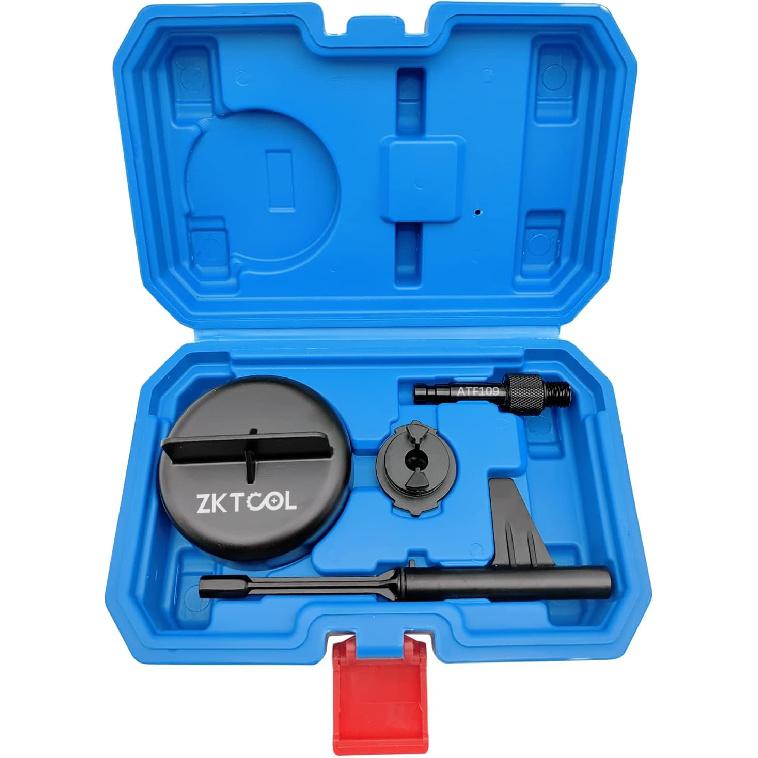 ZKTOOL Metal Transmission Oil Filling Tool Compatible with Mercedes Benz 725.0 9-Speed Oil Change Transmission Oil Filler Tool Adapter Replace 725 4PCS
