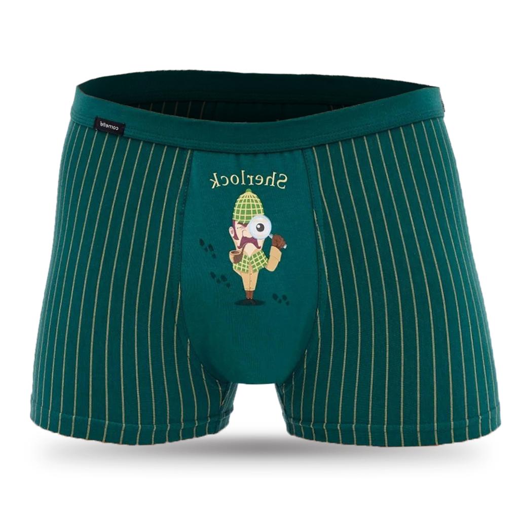 Boxer pentru bărbați - Cornette - centură adezivă, amestec de bumbac, pachet de 5