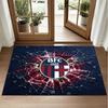Bologna FC Design Crystal Velvet Rug Soft Decorative Mat for Bedroom Entrance