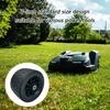 7Inch Industrial Rubber Wheel Build In Precise Bearing Air Compressor Lawn Mower Replacement Part For Lawn Equipment Power Tool Accessories