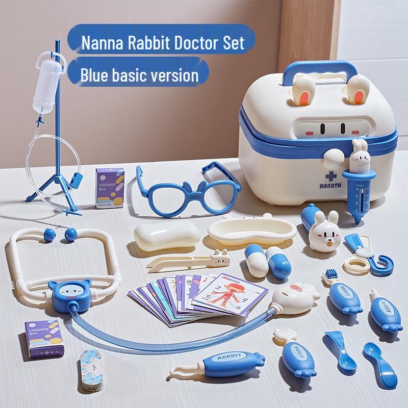 Nana Rabbit Doctor Play Set: Educational Toy Suitcase for Kids