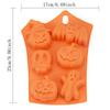 Silicon Crayon Happy Halloween Home Decoration Silicon Pumpkin Cake Mold Kitchen Baking Tools Mold Cake Silicon Mold