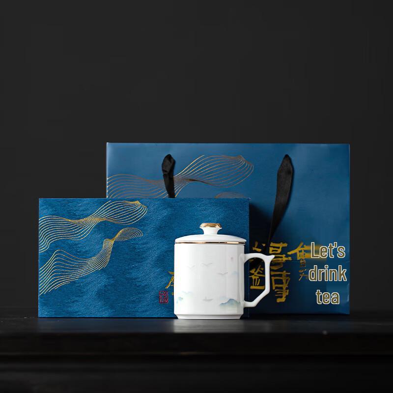 Tang Feng Ceramic Tea Infuser Office Mug