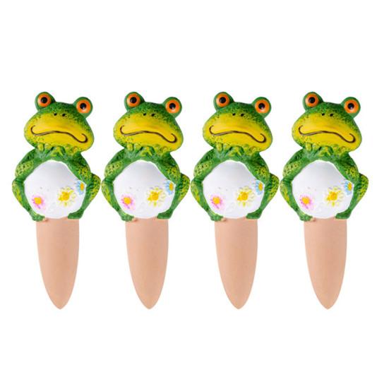 

4 шт. лягушка самополивающиеся шипы терракотовые растения поливочные шары вставка для кашпо автоматические поливочные шары для комнатных и уличных садовых растений 4pcs