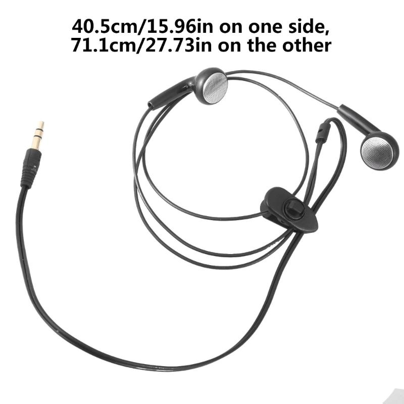 3.5mm Earphones In-Ear Earbuds Headphones Wire Earbuds Long and Short Line 3.5mm Earphone for Mobiles,Tablets, Laptops