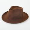 European and American autumn and winter temperament wool woolen jazz hat women's fashion versatile British felt hat retro personalized Panama top hat