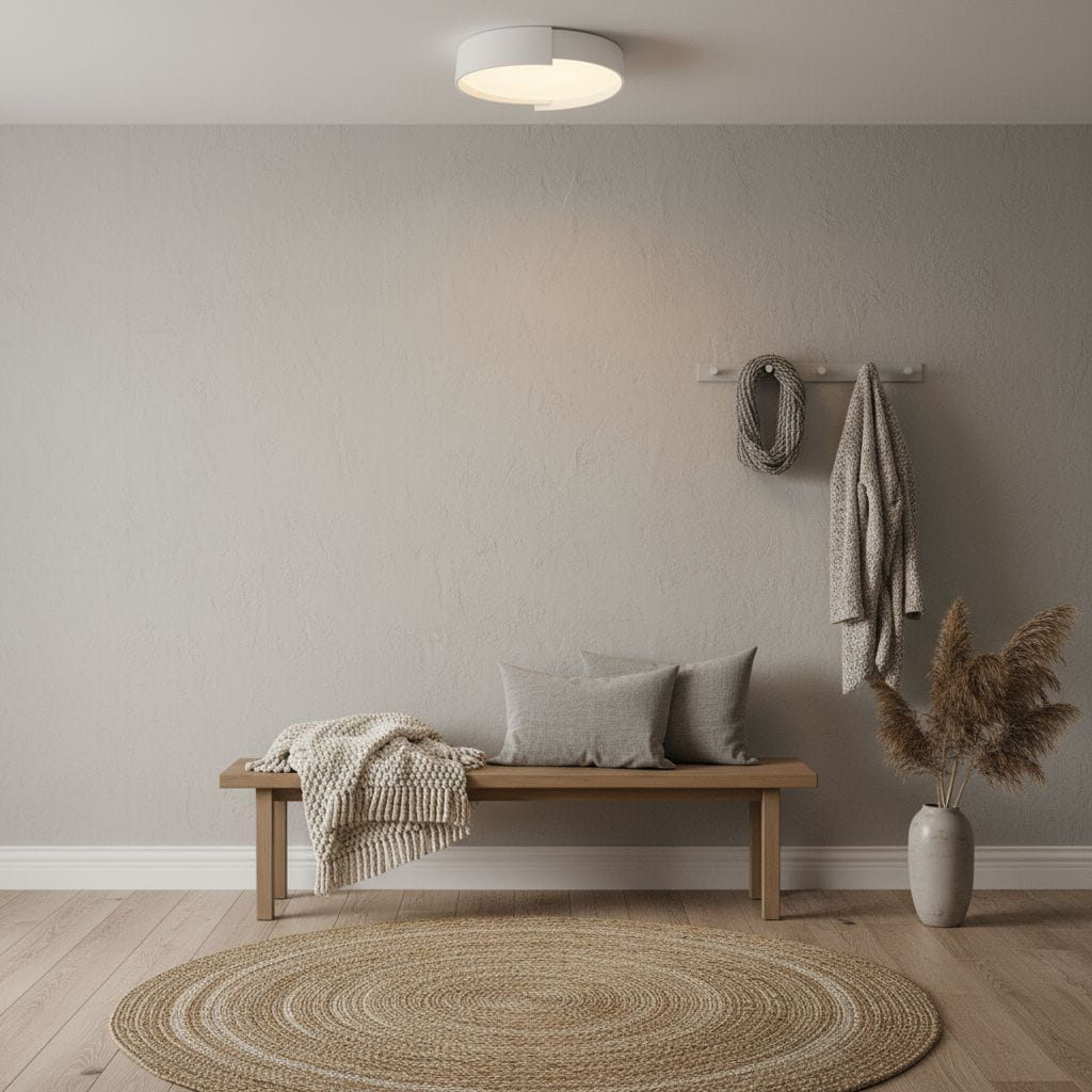 Acanto - Large Modern Ceiling Lamp 40cm LED 30W White