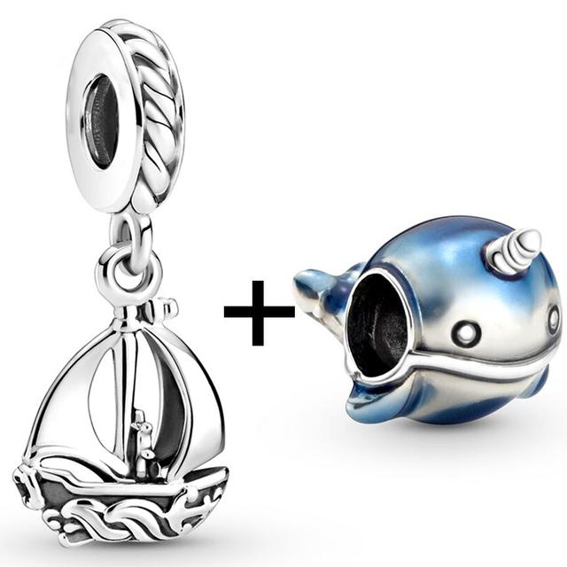 2 teile/los Schildkröte Octopus Vogel Charme Perlen Anhänger Passt Original Diy Armbänder Halsketten Für Frauen Männer Schmuck Geschenk Sonderangebot