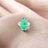 Chrome Diopside Gemstone 925 Sterling Silver Jewelry Handmade Fashionable Ring RR-47-11