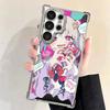 Anime Kwaii Girl Ins Style Plating Phone Case For Samsung Galaxy S24 S25 FE S26 Edge S23 Ultra S22 S21 Plus S20 Anti-Fall Airaba