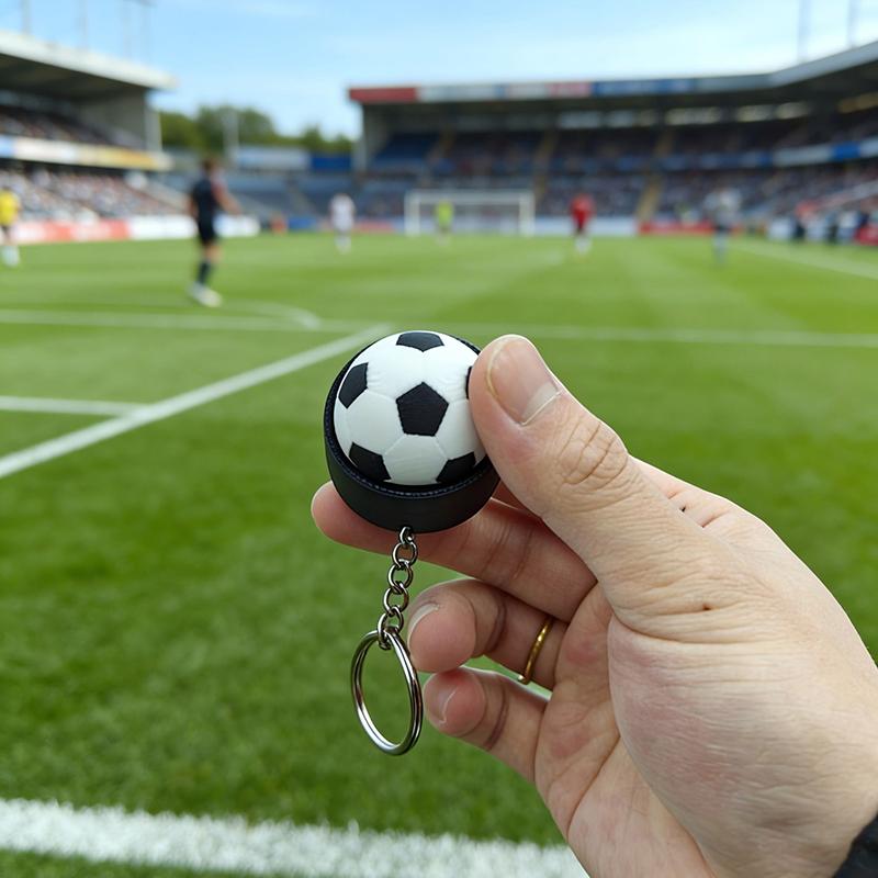 3D Tisk Sportovní Míč Clicker Klíčenka Basketbal Fotbal Tlačítko Fidget Hračka Kapesní Decompresní Nástroj Pro Stres
