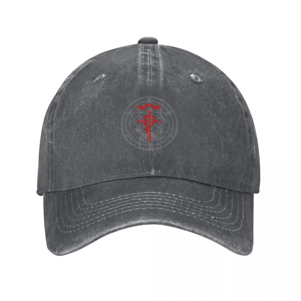 Fullmetal Alchemist Circle Baseball Cap Anime Cosplay Luxury Brand Snap Back Hat Unisexs Womens