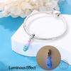 Copper Beaded Pendant Blue Shiny Zircon Suitable Original 3Mm Bracelet Women Fine Jewelry