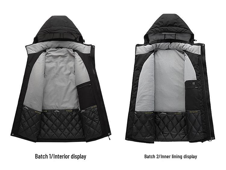 Ropa interior térmica inteligente con calefacción eléctrica USB: Chaqueta Deportiva Unisex de Largo Medio para Actividades al Aire Libre