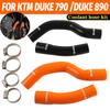 Motorcycle Cooling Accessories Water Pipe Silicone Radiator Coolant Hose For KTM DUKE 790 DUKE 890R Duke790 Duke 890r