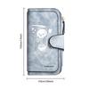 Grim Reaper Pattern Long Wallet Casual Portable Card Holder Fashion Daily Purse