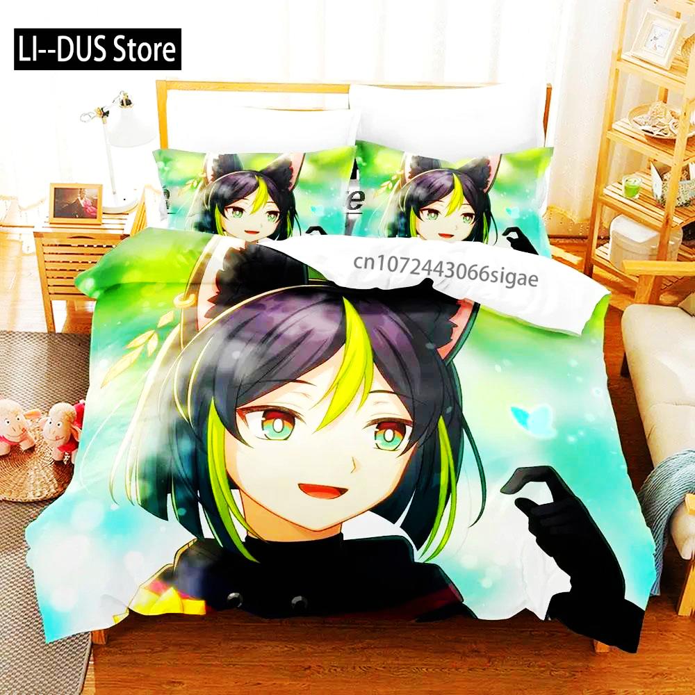 Capa de Edredom Kawaii Genshin Impact Tighnari Para Quarto de Meninos Tamanho Solteiro Twin Full Queen King 2025 Capa de Colcha Fronha