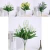 Beautifully Crafted 7 Branch Fake Lily Of The Valley Bouquet For Luxurious Event Decoration