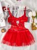 New Style Fashion Sexy Lace Underwear Set Sexy Lingerie Babydolls Erotic Mesh Nightdress Lace Sexy Nightdress Lingerie For Women