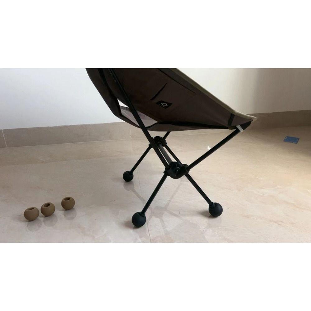 1/4 Stück Campingstuhl Zubehör Beinschoner Verschleißfeste Kugel Fußabdeckungen