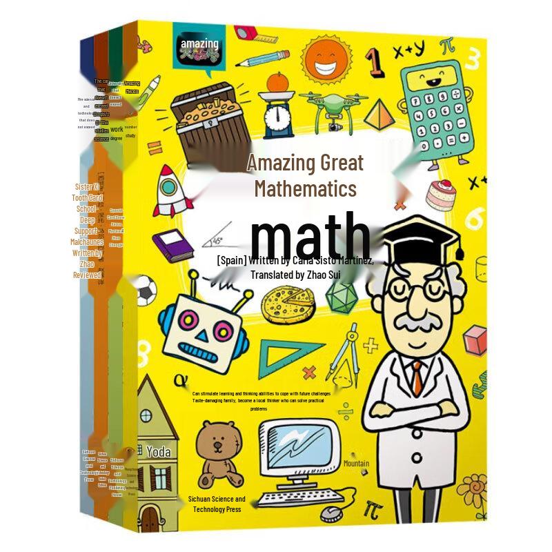 Amazing Math Books for Kids (4-Volume Set)