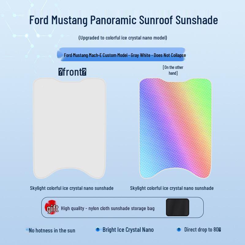 

Ford Mustang Huan Cai Ice Crystal Sunroof Sunshade Canopy